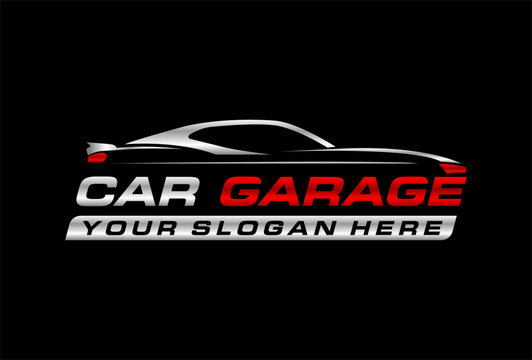 auto Car Garage Premium Concept Logo Design template