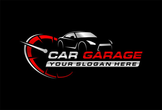 Car Garage auto Logo Design template