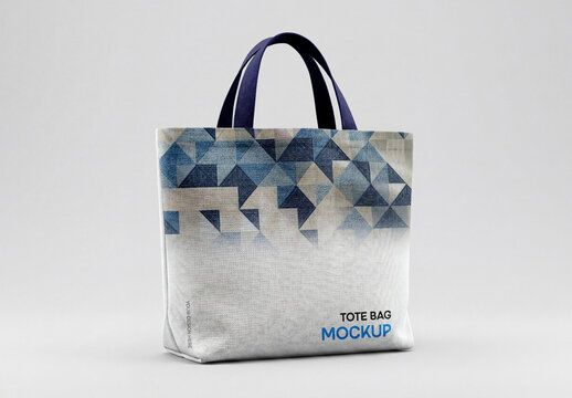 Fabric Canvas Tote Bag Mockup