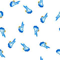 Naklejka premium swift bird isometric seamless pattern. swift bird sign illustration