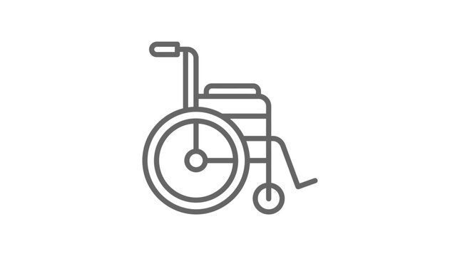 Wheelchair for disabled people mobility aid.