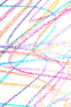 Wavy lines crayon pen pencil grainy coloured background