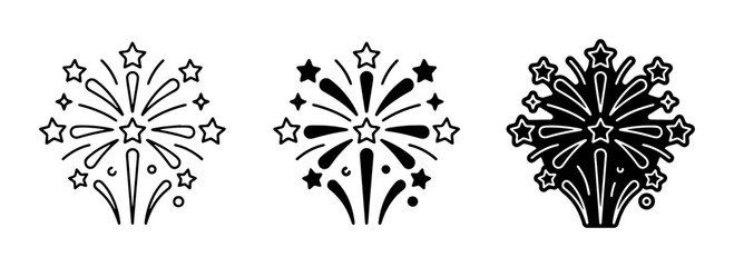 Fireworks Icons PNG Starburst Burst, celebration display © Pnghub10