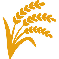 Fototapeta premium Autumn Flat Icon - Fall Season Leaves, Pumpkin and Harvest Symbols