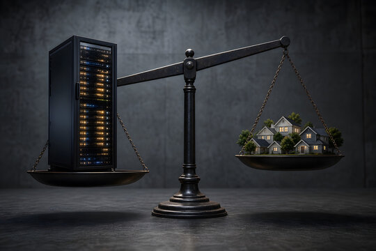 Server Rack Outweighs Homes In Energy Balance