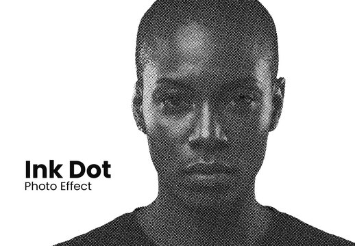 Ink Dot Photo Effect