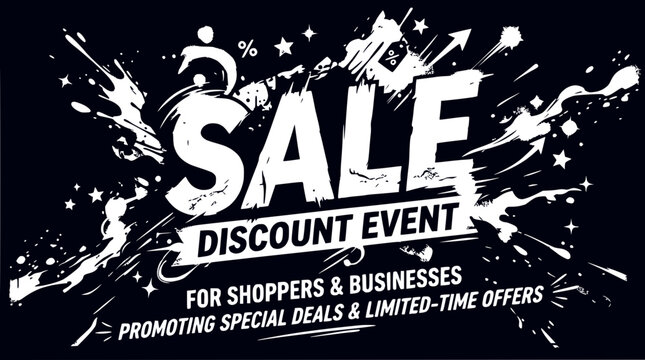 Explosive Sale Discount Event Banner - Special Deals & Limited-Time Offers