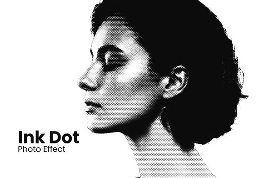 Ink Dot photo Effect