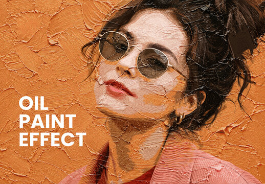 Canvas Oil Painting Photo Effect