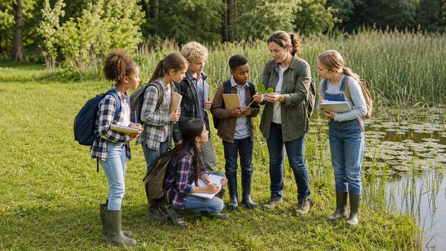 Outdoor educational field trip class trip class education travel
