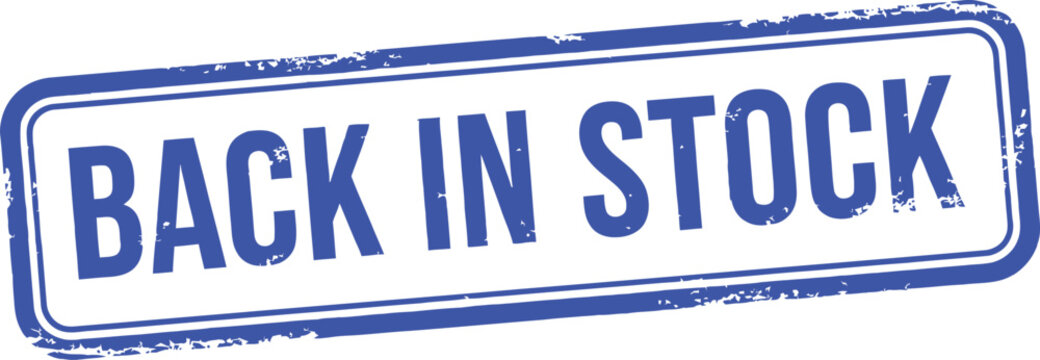 Back in stock rubber stamp notification for product availability