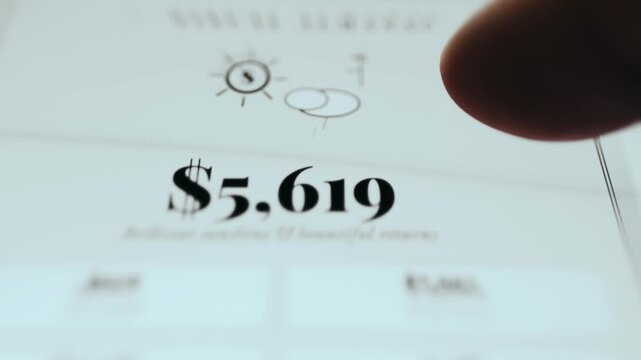 Fiscal Almanac with an estimated refund of 5619 USD