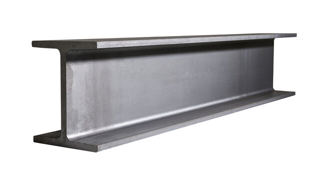 Steel I-beam structural metal profile