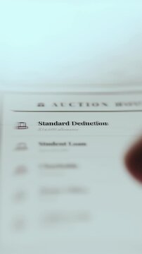 Standard Deduction value of 14600 USD
