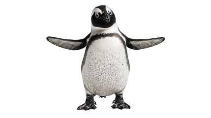 African Penguin with Wings Spread © Nuria
