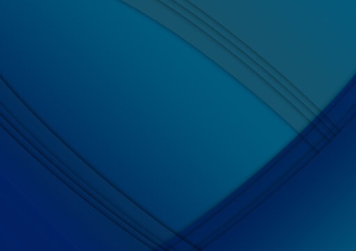 blue gradient background with geometric lines for use with text and design layouts.
