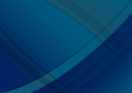 blue gradient background with geometric lines for use with text and design layouts.