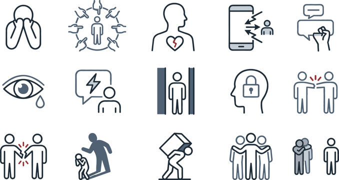 people icons set