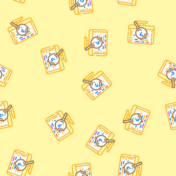 code review software vector seamless pattern code review software sign illustration