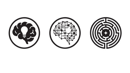 Symbolic icons of balance justice anchor and navigation compass with nautical © Muhammad