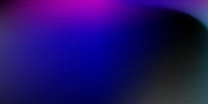 Abstract Purple and Blue Gradient Background With Dark Neon Glow for Modern Design and Web Graphics Elegant.