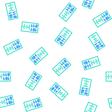 voice binary code vector seamless pattern voice binary code sign illustration