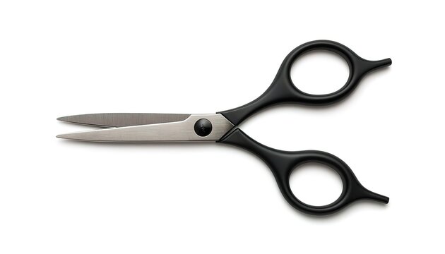 Professional Hairdressing Scissors Isolated on White Background 2.