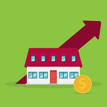 Residential Property Value Growth with Rising Real Estate Investment 