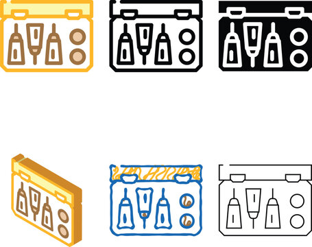 first aid kit with antidote color icon vector. pack first aid kit with antidote sign. isolated symbol illustration