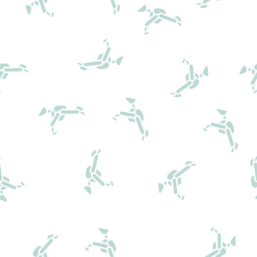 gynecological chair glyph vector seamless pattern. gynecological chair signthin illustration