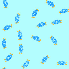 square knot nautical vector seamless pattern square knot nautical sign illustration © sevector