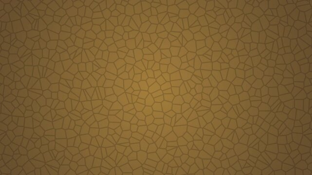Abstract video animation featuring a coffee gold gradient background with an irregular crack-like texture in motion.