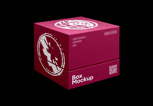 Box Mockup For Branding And E-Commerce Design