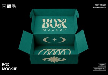 Box Mockup For Product And Packaging Design