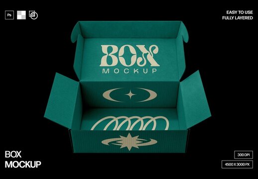 Box Mockup For Product And Packaging Design