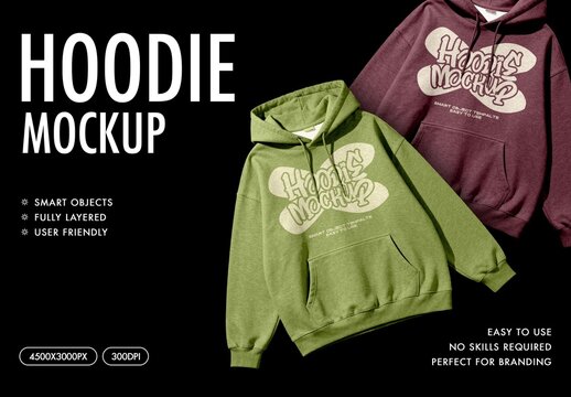 Hoodie Mockup For Streetwear And Apparel Design