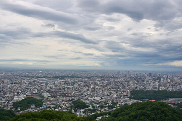 Fototapeta premium 【札幌】大倉山から眺める札幌市街の風景
