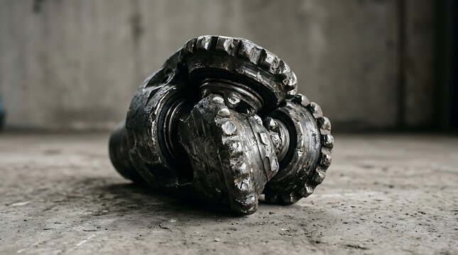 Heavy Duty Steel Tricone Drill Bit Used for Industrial Geological Exploration and Oil Well Boring Operations