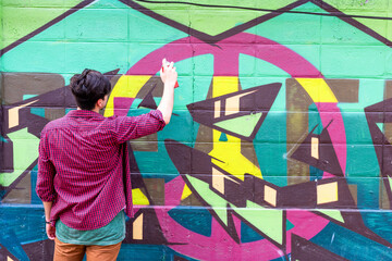 Colorful urban street art creation. © Rawpixel.com