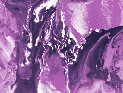Pink and purple abstract fantastic creative hand painted background