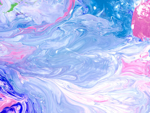 Blue and pink hand painted background