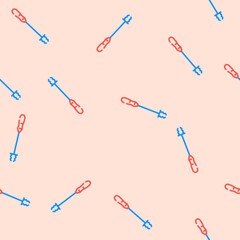 marshmallow roasting sticks vector seamless pattern marshmallow roasting sticks sign illustration © sevector