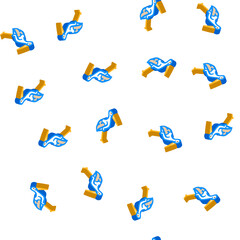 Naklejka premium stork bird isometric seamless pattern. stork bird sign illustration