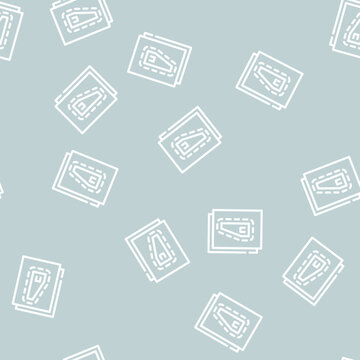 sewing pattern line seamless pattern sewing pattern thin line illustration
