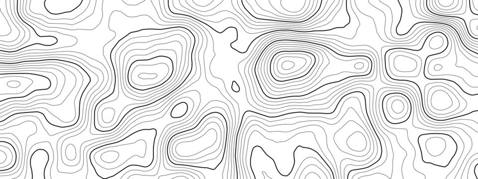 Radar map and nautical chart with ocean topography. Mercator projection for marine navigation vector illustration of sea. Floor pattern through sonar scanning and world topographic view.