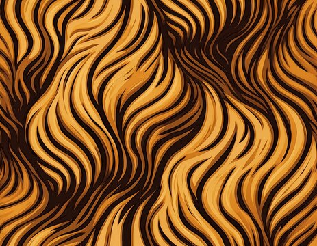 seamless pattern with tiger skin