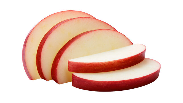Red Apple Slices Fresh Fruit Food