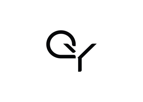 QY creative modern lettermark logo for modern branding and corporate identity design