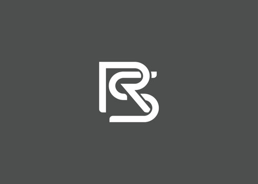 RS creative modern lettermark logo for modern branding and corporate identity design