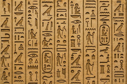 Ancient Egypt hieroglyphs
